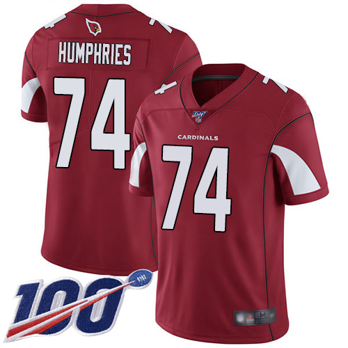 Arizona Cardinals Limited Red Men D.J. Humphries Home Jersey NFL Football #74 100th Season Vapor Untouchable